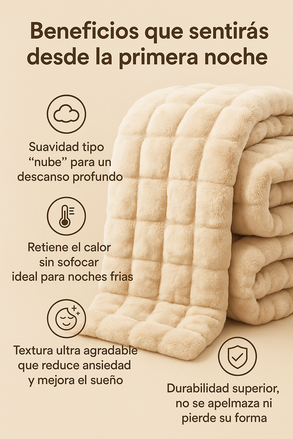 COBIJA MULTIUSOS PIEL DE CONEJO PAGA 1 LLEVA 2  OFERTA ESPECIAL