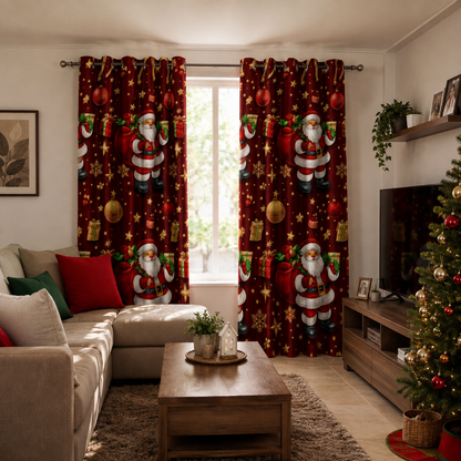 cortinas navideñas