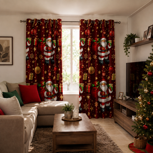 cortinas navideñas