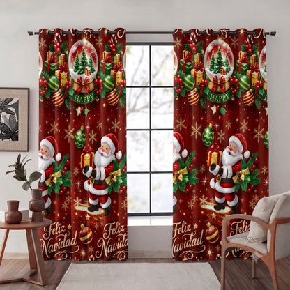 cortinas navideñas