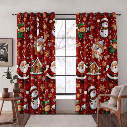 cortinas navideñas