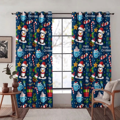 cortinas navideñas