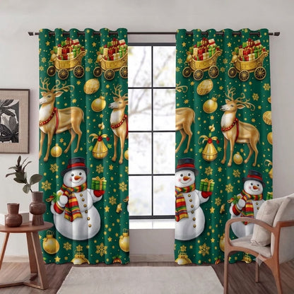 cortinas navideñas