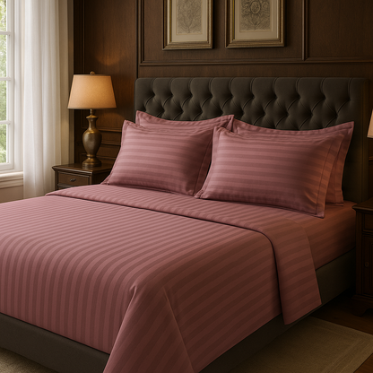 SABANAS DE LUJO EN ALGODON DE 800 HILOS + 4 FUNDAS